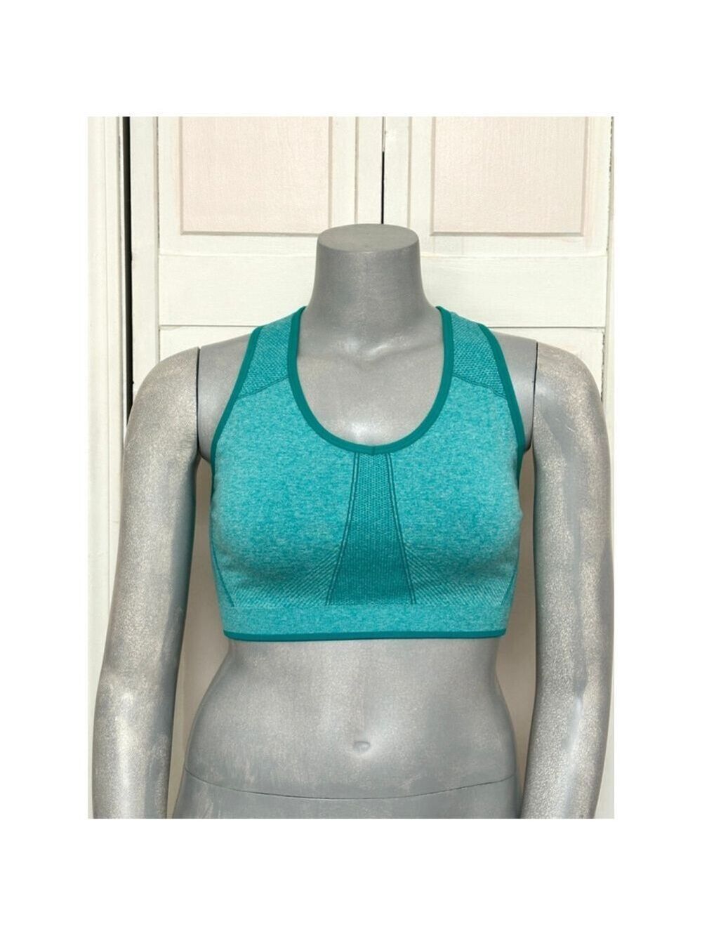 Teal Power sports bra with racerback Danskin 20 XXL